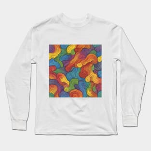 Rainbow textures Long Sleeve T-Shirt